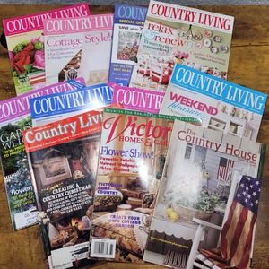 Country Living Victorian Country House Magazine Lot 11 Mixed Multi Home Decor